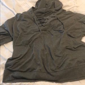 Cross cross hoodie top